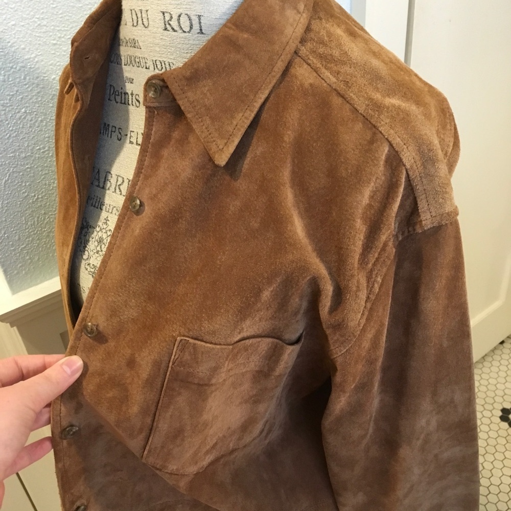 Suede Lauren Ralph Lauren full length jacket